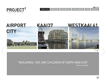 Tablet Screenshot of project2.be